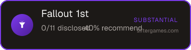 Fallout 1st — Sifter score