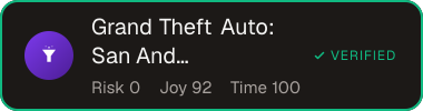 Grand Theft Auto: San Andreas — Sifter score