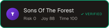 Sons Of The Forest — Sifter score