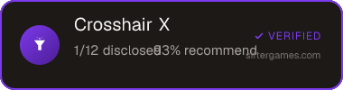 Crosshair X — Sifter score