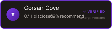 Corsair Cove — Sifter score