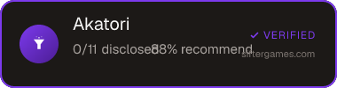 Akatori — Sifter score