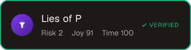 Lies of P — Sifter score