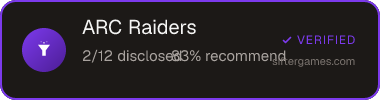 ARC Raiders — Sifter score