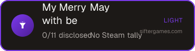 My Merry May with be — Sifter score