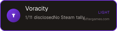 Voracity — Sifter score