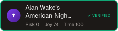 Alan Wake's American Nightmare — Sifter score