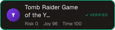 Tomb Raider Game of the Year — Sifter score