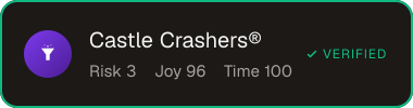 Castle Crashers® — Sifter score