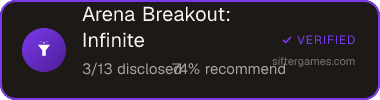 Arena Breakout: Infinite — Sifter score