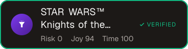 STAR WARS™ Knights of the Old Republic™ II - The Sith Lords™ — Sifter score