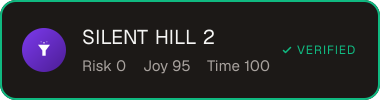 SILENT HILL 2 — Sifter score