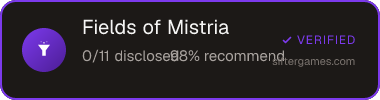 Fields of Mistria — Sifter score