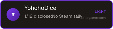 YohohoDice — Sifter score