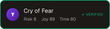 Cry of Fear — Sifter score
