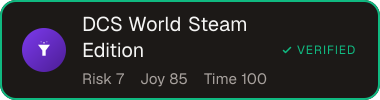 DCS World Steam Edition — Sifter score