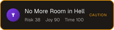 No More Room in Hell — Sifter score