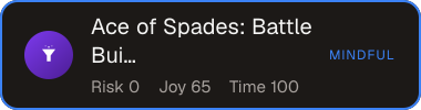 Ace of Spades: Battle Builder — Sifter score