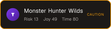 Monster Hunter Wilds — Sifter score