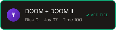 DOOM + DOOM II — Sifter score
