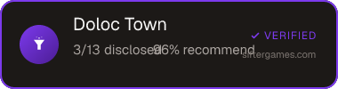 Doloc Town — Sifter score