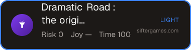 Dramatic Road : the origin of wind — Sifter score