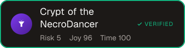 Crypt of the NecroDancer — Sifter score