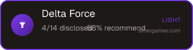Delta Force — Sifter score