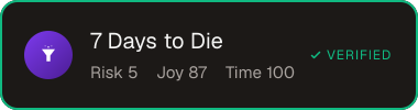 7 Days to Die — Sifter score