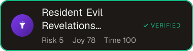Resident Evil Revelations 2 — Sifter score