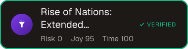 Rise of Nations: Extended Edition — Sifter score
