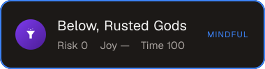 Below, Rusted Gods — Sifter score