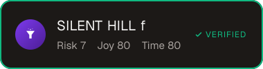 SILENT HILL f — Sifter score
