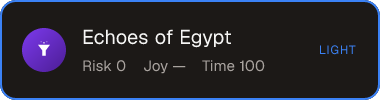 Echoes of Egypt — Sifter score