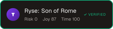 Ryse: Son of Rome — Sifter score