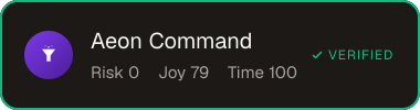 Aeon Command — Sifter score
