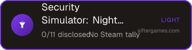 Security Simulator: Nightshift — Sifter score