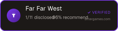 Far Far West — Sifter score