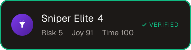 Sniper Elite 4 — Sifter score