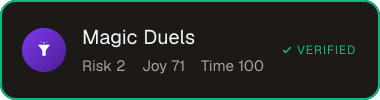 Magic Duels — Sifter score