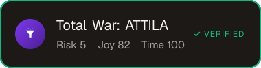Total War: ATTILA — Sifter score