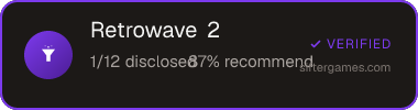 Retrowave 2 — Sifter score