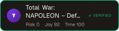 Total War: NAPOLEON – Definitive Edition — Sifter score