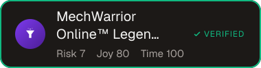 MechWarrior Online™ Legends — Sifter score
