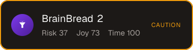 BrainBread 2 — Sifter score