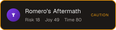 Romero's Aftermath — Sifter score