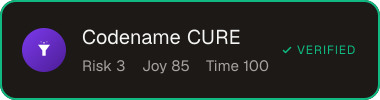 Codename CURE — Sifter score