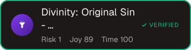 Divinity: Original Sin - Enhanced Edition — Sifter score