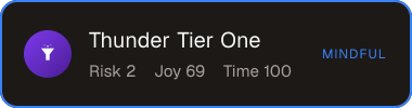 Thunder Tier One — Sifter score
