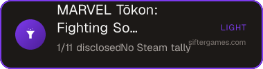 MARVEL Tōkon: Fighting Souls — Sifter score